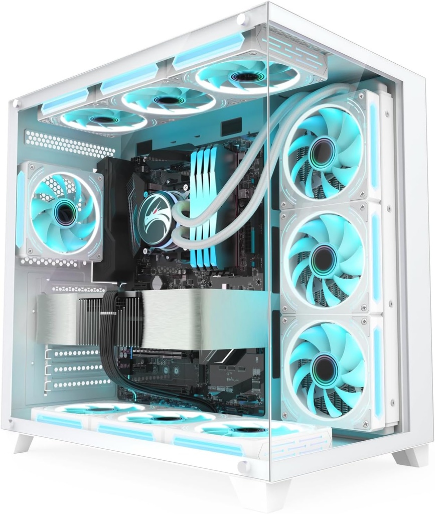 SZD OMG Micro-ATX Tower PC Gaming Case 